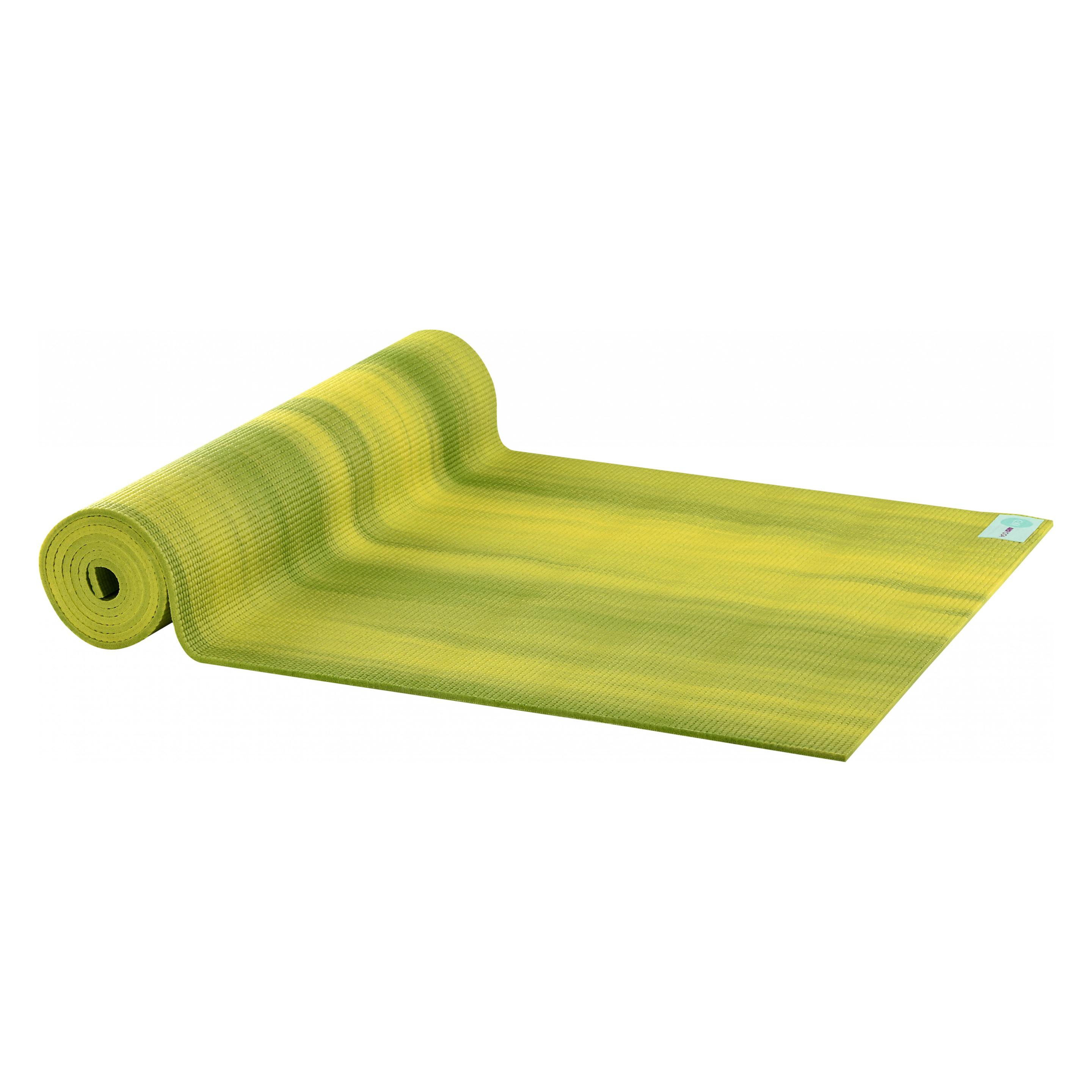 AKO YIN-YANG DELUXE Yogamatte 6 mm - 61x183cm - Grun/Gelb (58009232)