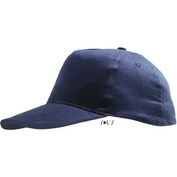 SOLS Unisex 5-Panel Baseball Kappe Klassische Cap 88110 french navy one size