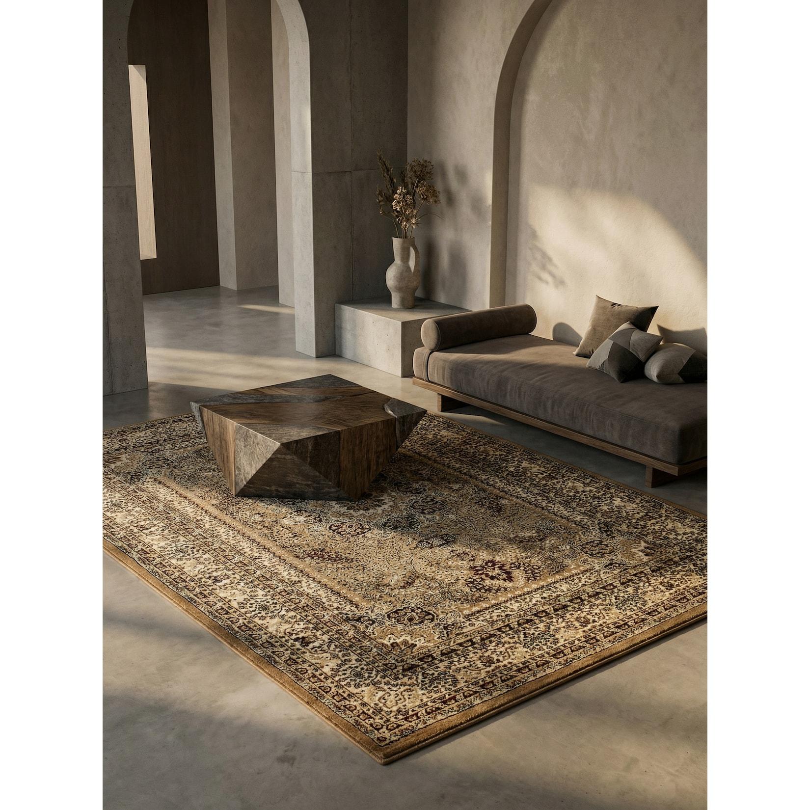 Kurzflorteppich TANNHEIM, orientalisch, Beige, 120 x 170 cm