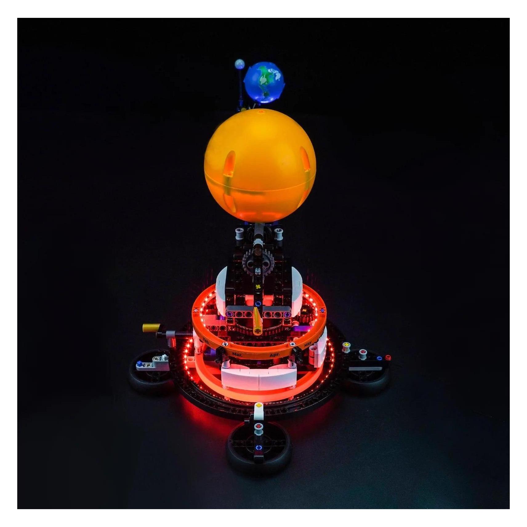 BrickBling LED Licht Set für LEGO Sonne Erde Mond Modell (42179) (P65301)