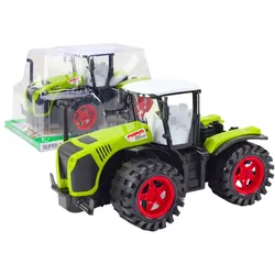 Ackerschlepper, großes, reibungsgetriebenes, grünes landwirtschaftliches Fahrzeug