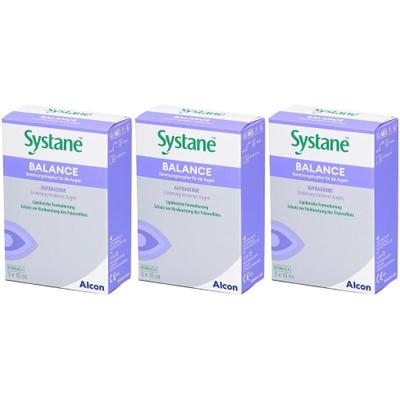 Systane Balance Benetzungstropfen für die Augen x3 3x3x10 ml Augentropfen