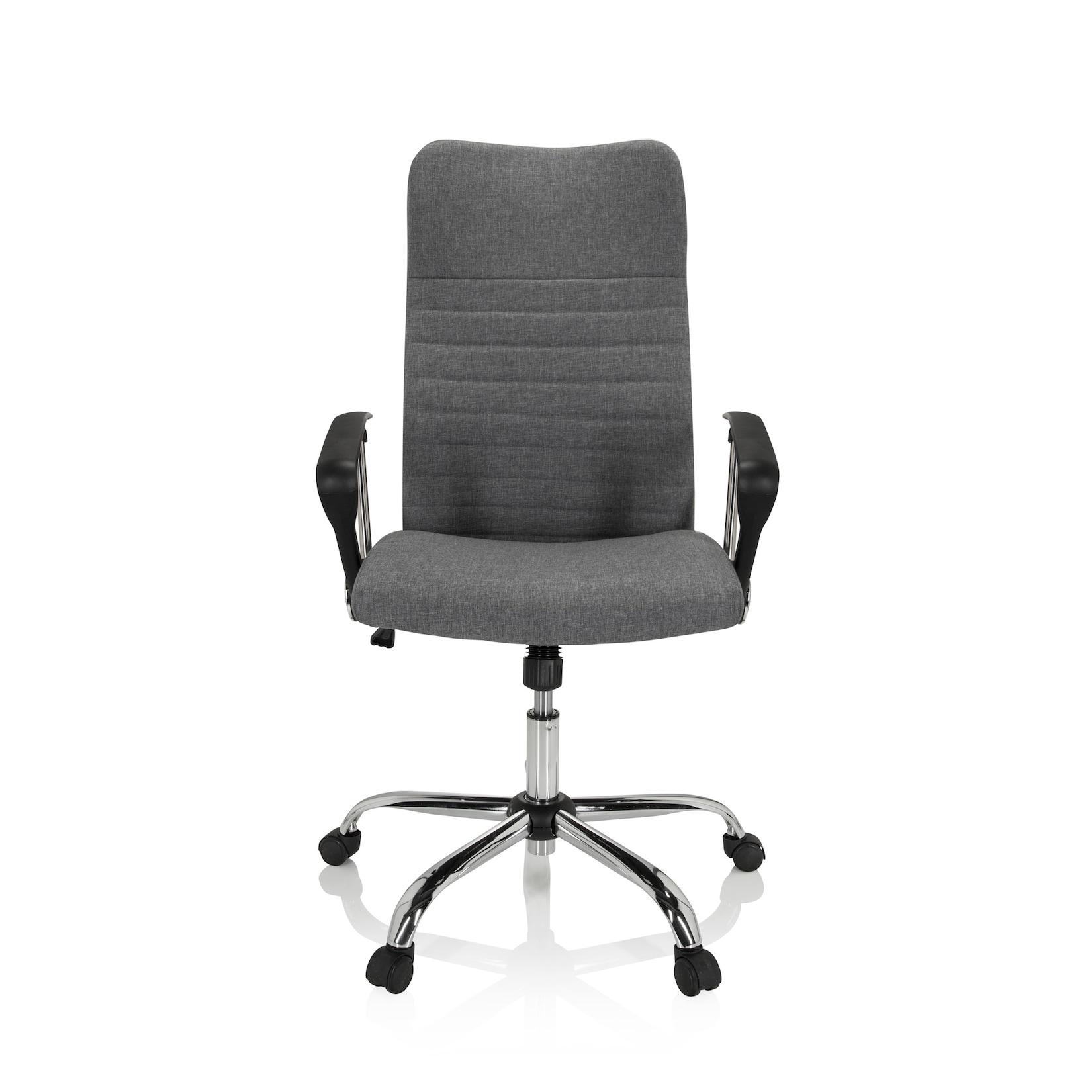 hjh OFFICE Home Office Bürostuhl ARTON 40 Stoff mit Armlehnen