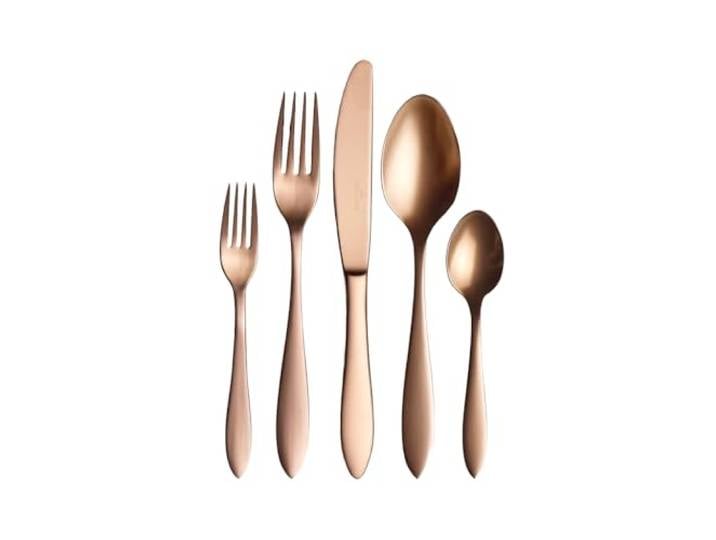 Villeroy & Boch - Manufacture Besteckset 20tlg. Gold, Besteck Tafelbesteck, Besteck Set 6 Personen, Edelstahl