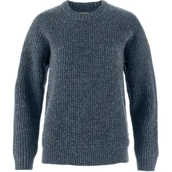 Fjällräven Damen Övik Waffle Knit Pullover - S - Navy