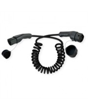 ROLINE EV-Ladekabel Spirale Typ2 1-Ph. 32A 7.4kW 3m 3 m (19.08.0033)