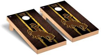 Skip's Garage Wyoming Cowboys Vintage Cornhole Board Set
