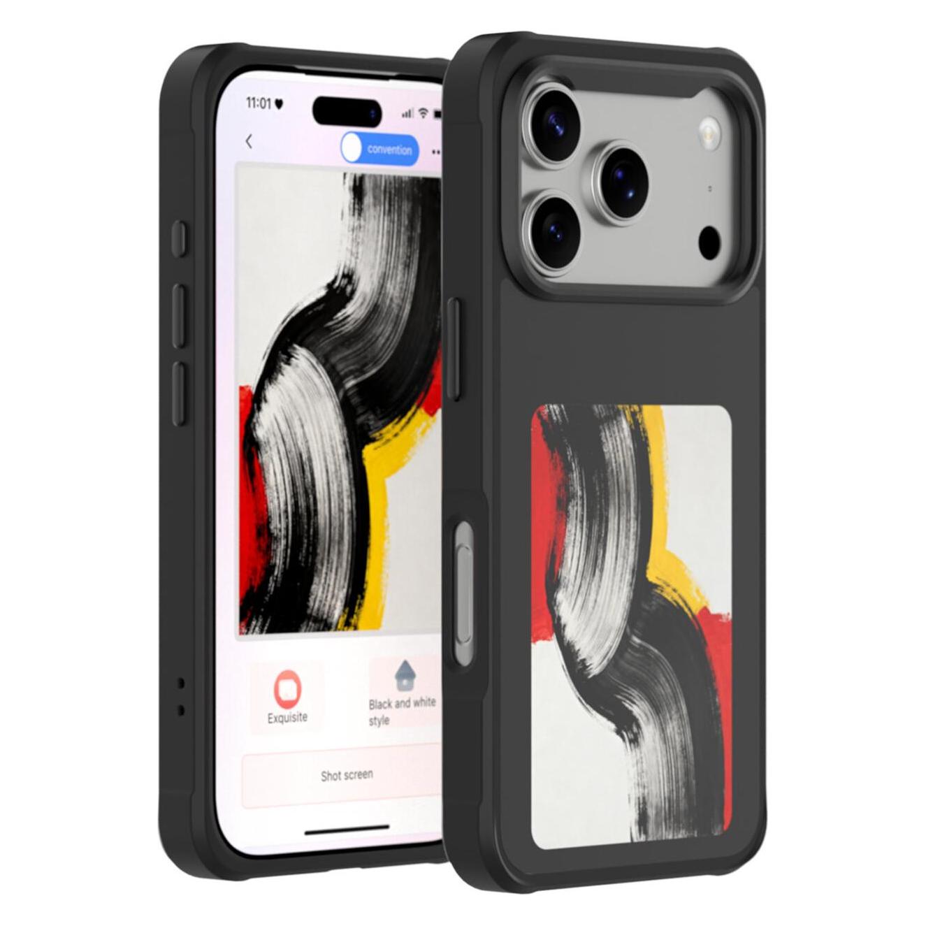 4smarts E-Ink Cover mit NFC-Display (Apple iPhone 17 Pro) (541788)