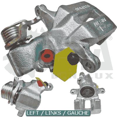 ERA BENELUX Bremssattel bc53183 Hinterachse rechts für HONDA