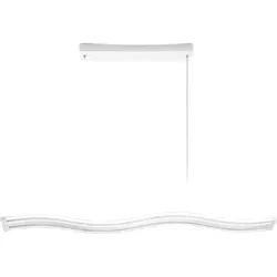 48-W-LED-Pendelleuchte, Metallrahmen und transparenter Acryldiffusor, einstellbare Farbtemperatur, dimmbar – Perenz