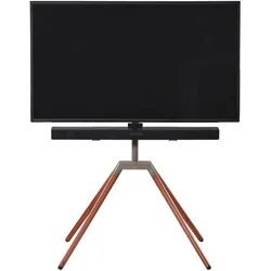 One for All WM 7475 (35 kg, 32" - 70"), TV Ständer, Braun, Grau