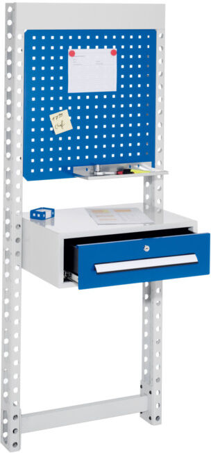 Kappes Steharbeitsplatz ErgoPlus H1770 RAL 7035 Wandmodul einseitig (7303.00.0013)