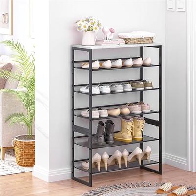 No "Shoe Rack 6 Tier - 11.8""D x 29""W x 44.57""H"