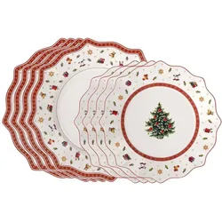 Villeroy & Boch Teller Set, 8tlg. Toy's Delight, Teller, Mehrfarbig
