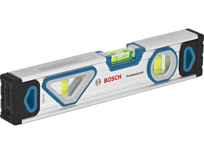 Werkzeugset BOSCH PROFESSIONAL (1600A027M3) , blau, B:21cm H:6,6cm L:32,7cm, Werkzeugsets, Werkzeugset, 13-tlg., Wasserwaage, Maßband, Universalmesser und Ersatzklingen