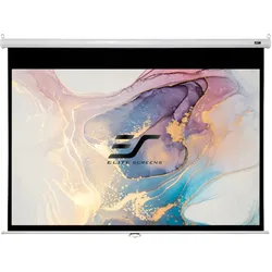 Elite Screens weiße manuelle Leinwand 254 cm 100 Zoll