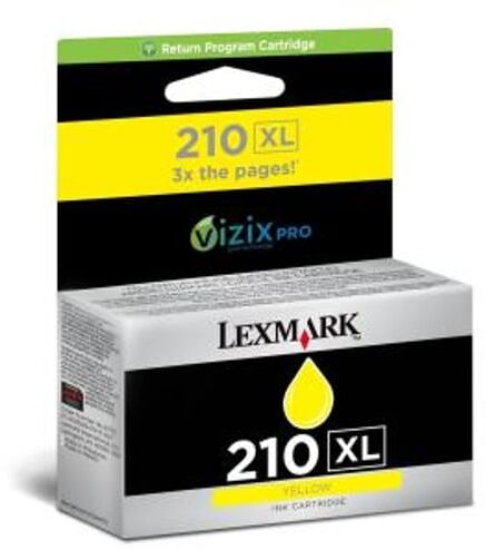 Lexmark 210 XL (14L0177E) tinteiro amarelo XL