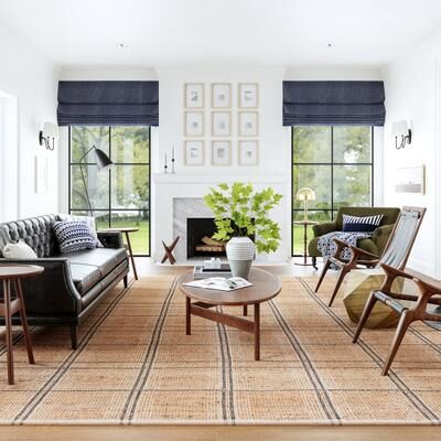 Nuloom Oscar Plaid Jute Area Rug
