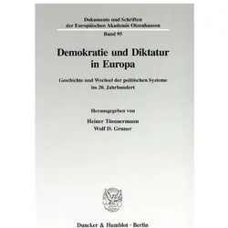 Demokratie und Diktatur in Europa, Fachbücher