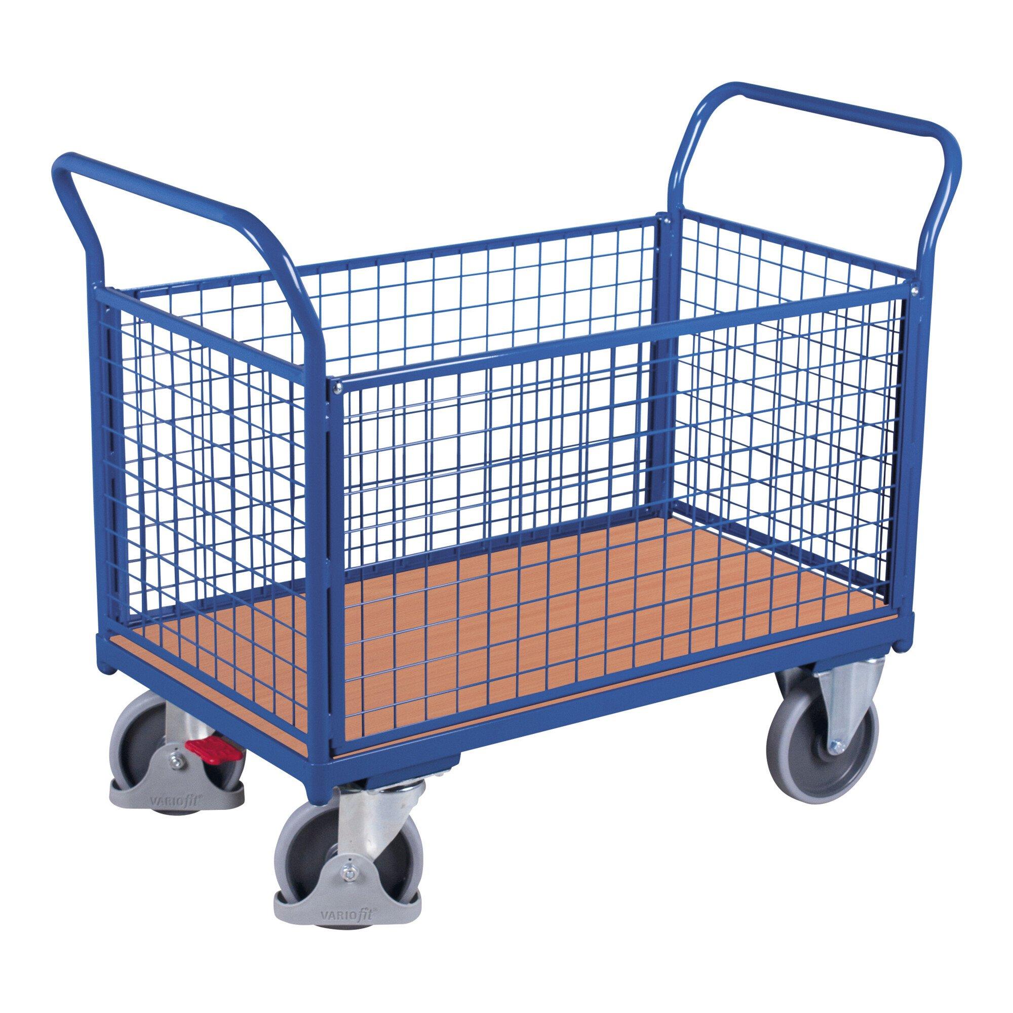 VARIOfit Vierwandwagen mit Draht 1.000 x 650 mm (sw-700.401)