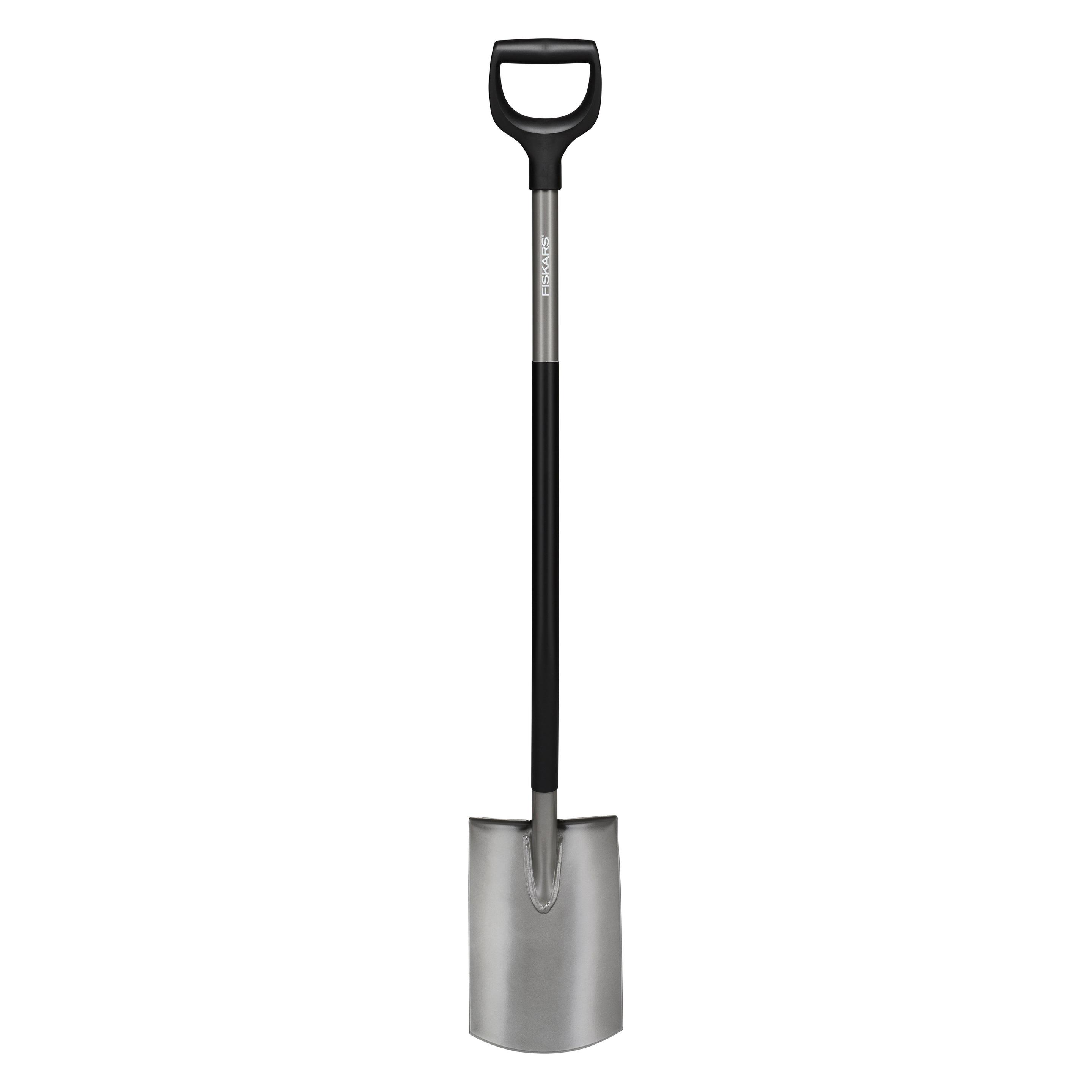 Fiskars Ergonomic Rounded Spade Grey (6411501311740)