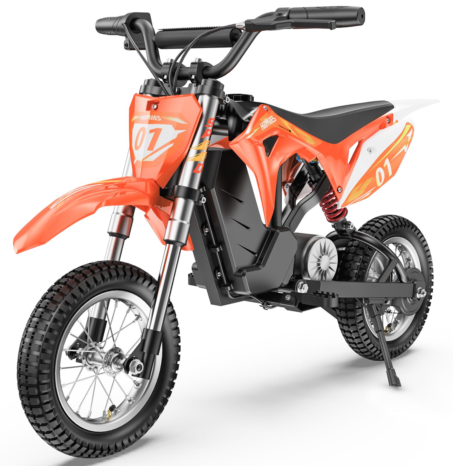 HillMiles MileRocket Elektro Dirtbike 250W Kinder Elektromotorrad 25 km/h Orange
