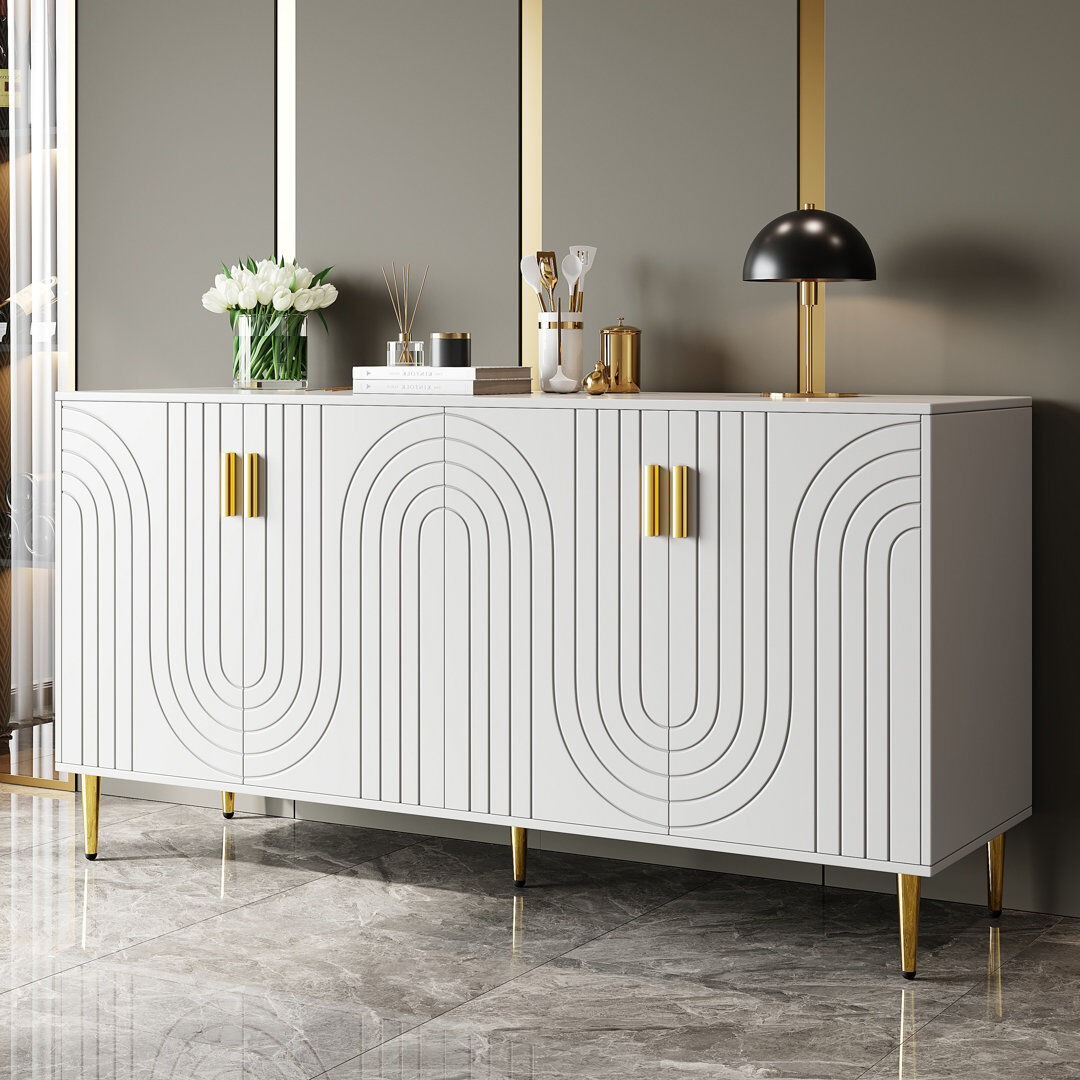 Fairmont Park Ahlan 152cm Sideboard White 75cm H X 152cm W X 40cm D