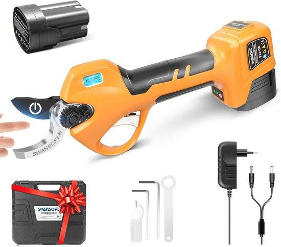 Holland Connections Draadloze Elektrische Snoeischaar 28 mm - 850 W voor Tuinieren