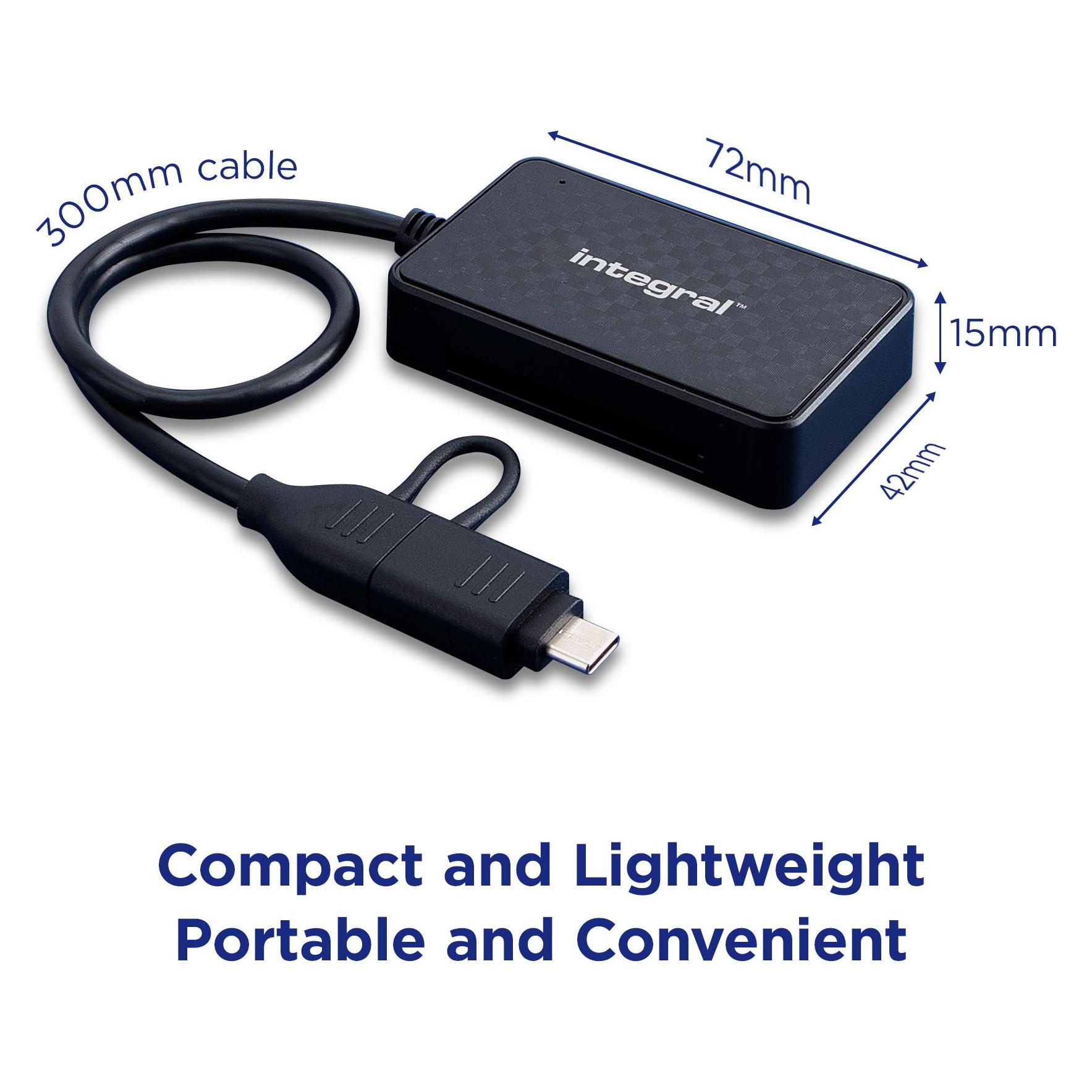 Integral INCRMULTI3.2ACR (USB-C, USB-C 3.2 Gen 1) (INCRMULTI3.2ACR)