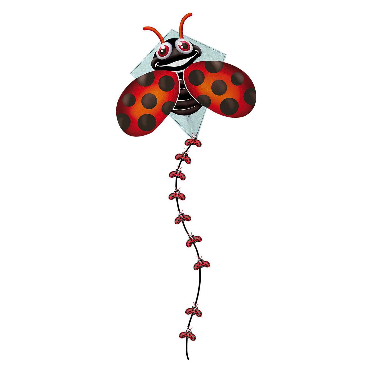 Eolo Kites Ready 2 Fly - Pop-up-Nylon-Drachen Marienkäfer (24959557)