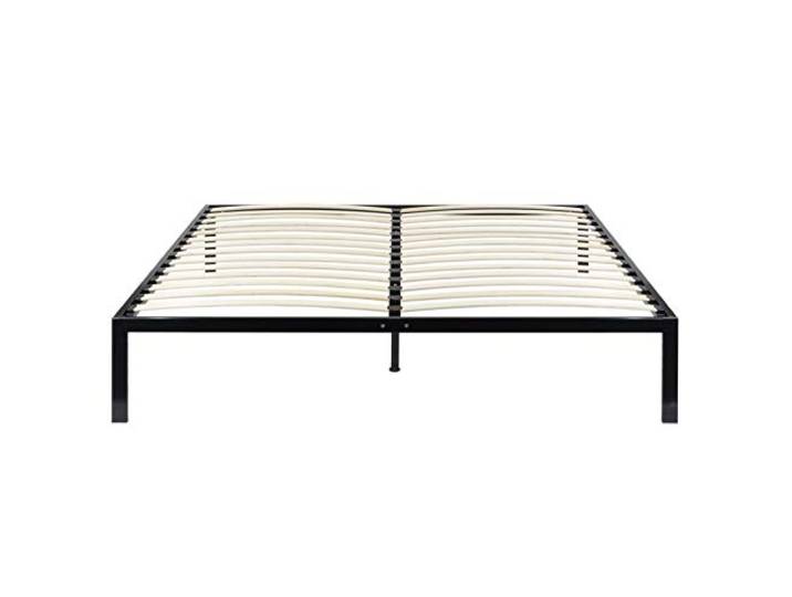 i-flair Metallbett i-Base 180x200 cm, stabiles Bettgestell mit Stauraum, 30,5 cm Höhe, geeignet für Saugroboter