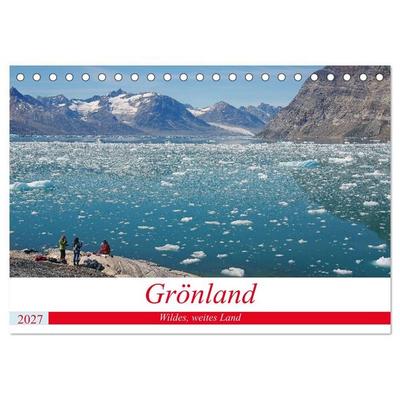 Grönland - Wildes, weites Land (Tischkalender 2027 DIN A5 quer), CALVENDO Monatskalender