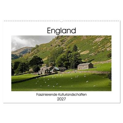 England - Faszinierende Kulturlandschaften (Wandkalender 2027 DIN A2 quer), CALVENDO Monatskalender