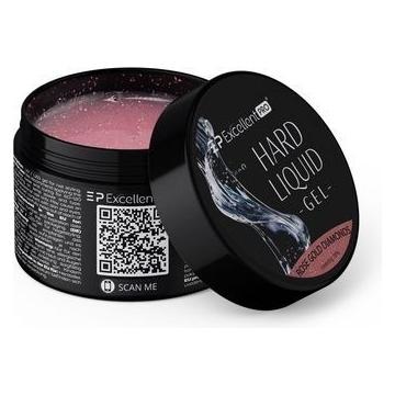 Excellent PRO Hard Liquid Gel Building Gel Rose Gold Diamonds 50g (65156782)