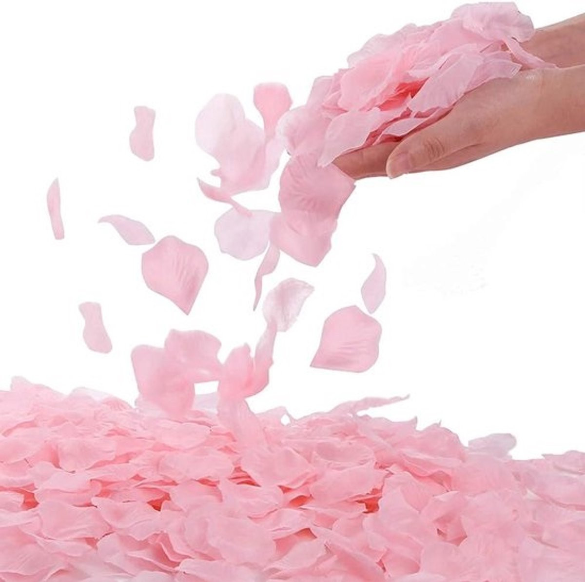 5000 Roze Zijden Rozenblaadjes - Kunstmatige Bloemblaadjes voor Decoratie