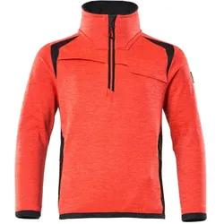 MASCOT Fleecepullover für Kinder ACCELERATE SAFE Hi-vis Rot / Schwarzblau 116 - 19903-316-22210-116 - Hi-vis Rot / Schwarzblau