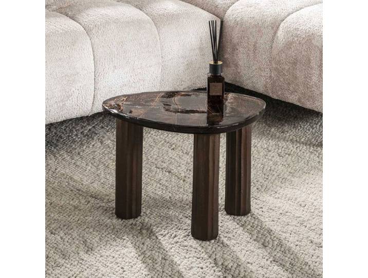Table basse 51x37x35 cm en verre étiré bronze antique - ATILY