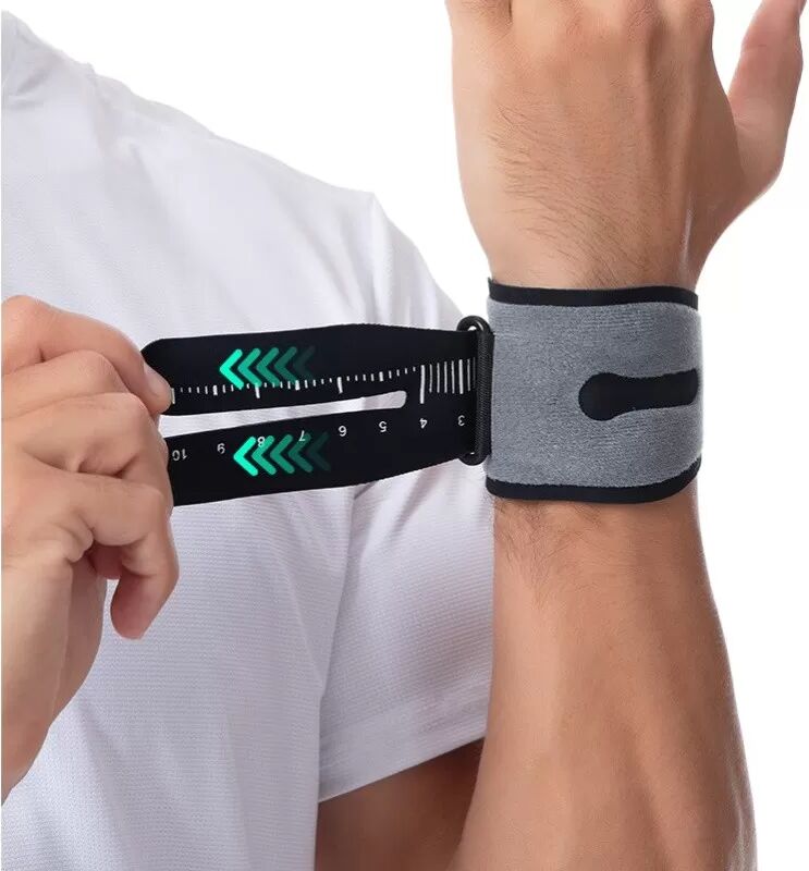 INF Power Training Handgelenkbandage mit Dualer Kompression und Ulnarer Stoßabsorption Schwarz