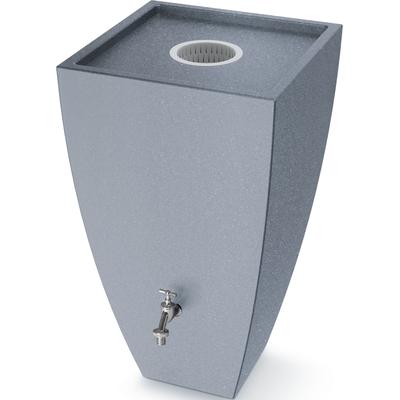 Regenwassertank ARVES "Modena", grau, B:69cm H:121,5cm T:69cm, Polyethylen, Regentonnen