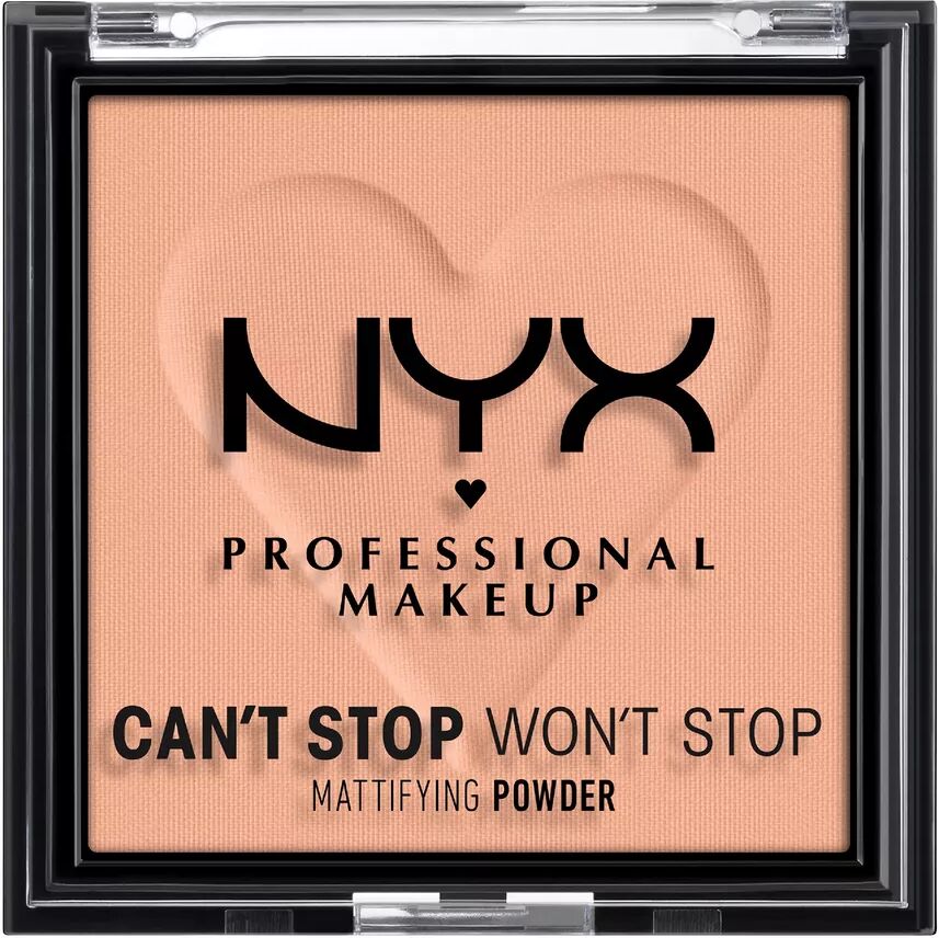 NYX-PROFESSIONAL-MAKEUP - Can’t Stop Won’t Stop Mattifying Powder, Can't Stop Won't Stop, 6 g, Peach