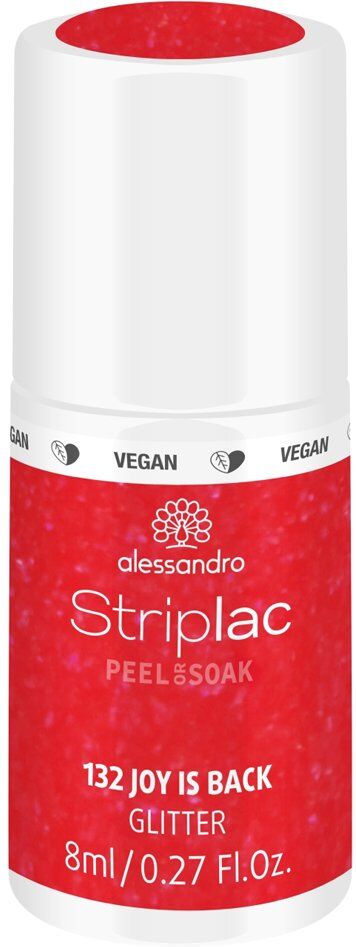 ALESSANDRO Striplac Peel or Soak Glitter Nail Polish No.132 Joy Is Back 8ml