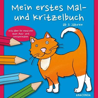Mein erstes Mal- und Kritzelbuch, Taschenbuch von , Anaconda, 978-3-7306-0735-0