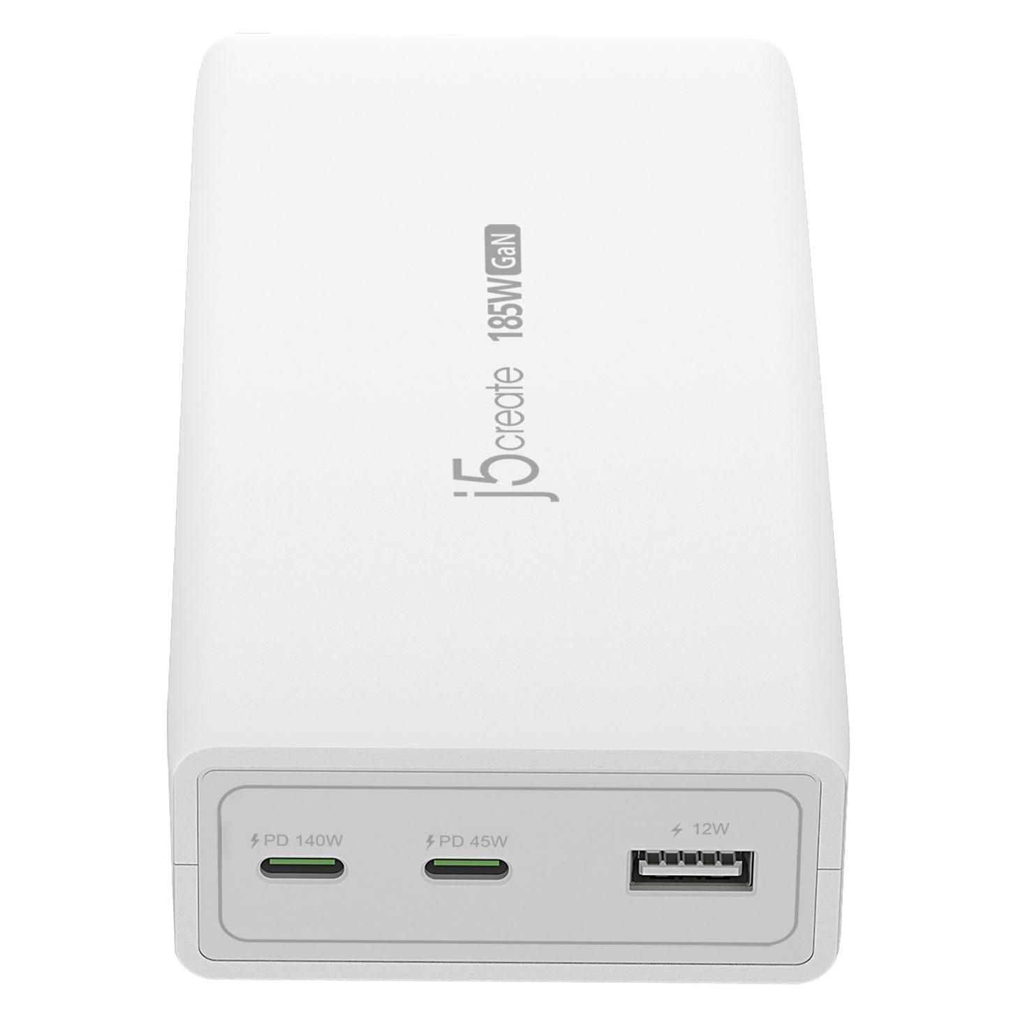 j5Create JUP37185W-EN, Drinnen, AC, 20 V, Weiss (185 W) (JUP37185W-EN)