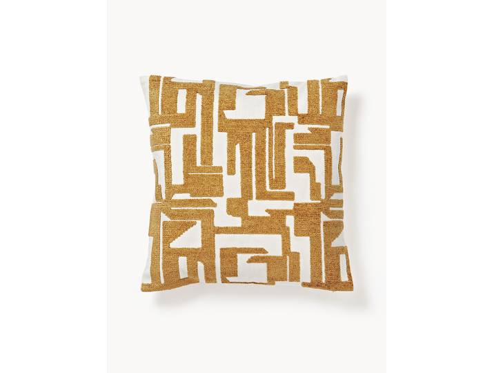 Housse de coussin brodée Fran