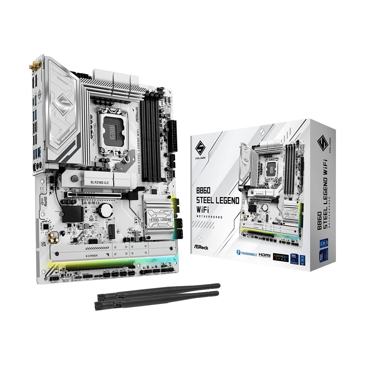 ASRock Steel Legend WiFi Intel B860 So.1851 DDR5 ATX Retail