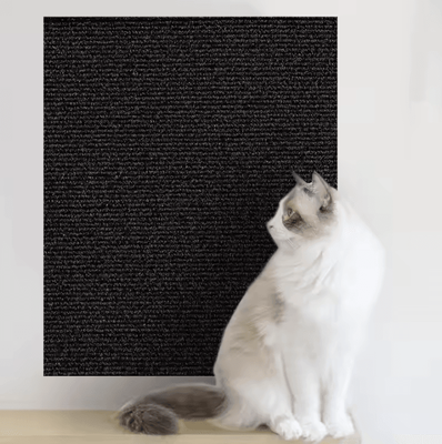 Inspire Curations ScratchShield Self Adhesive Cat Scratch Protector Mat black 30x60cm