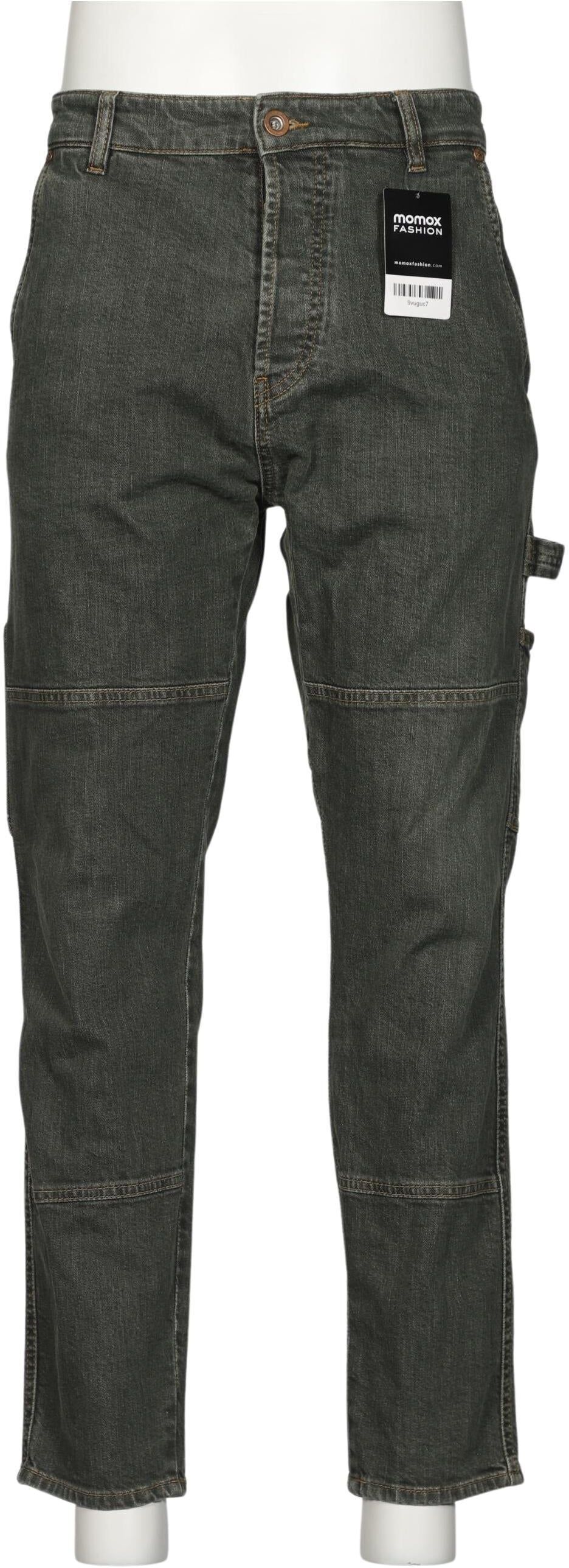 GAS Herren Jeans, Grün, Gr. W34, Baumwolle / Elasthan - Second Hand