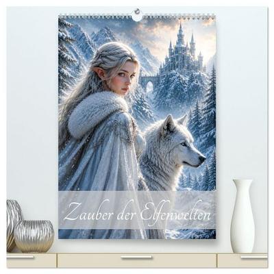 Zauber der Elfenwelten (hochwertiger Premium Wandkalender 2027 DIN A2 hoch), Kunstdruck in Hochglanz
