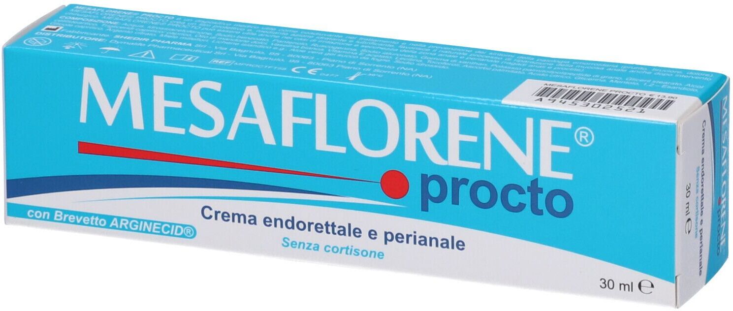 DYMALIFE PHARMACEUTICAL Srl Mesaflorene Procto, 30 ml