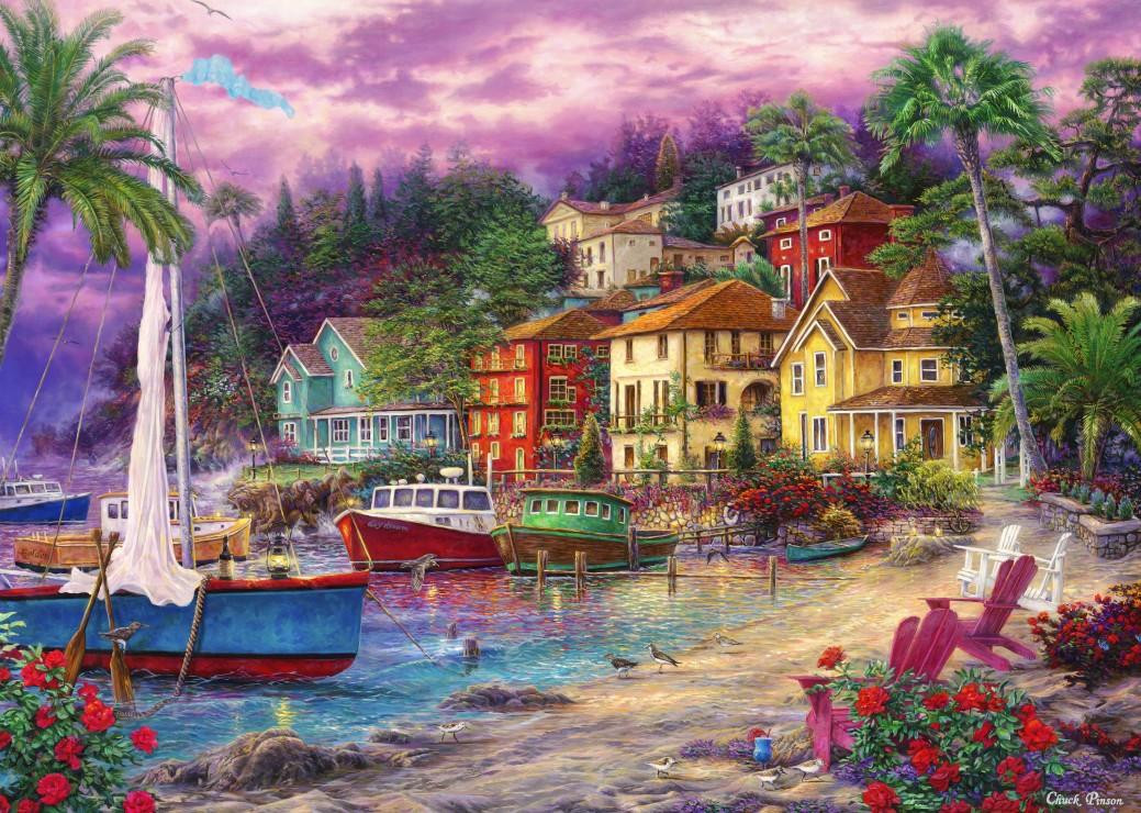 Grafika Puzzel On Golden Shores van Chuck Pinson - 500 stukjes